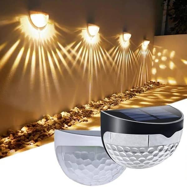 LED SOLAR WALL LIGHT OUTDOOR PACK OF 4