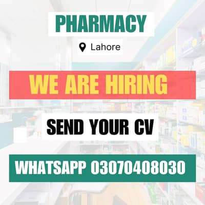 Pharmacy Staff Required