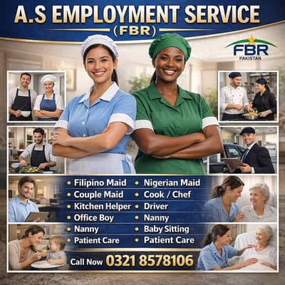 Maids / House Maids / Chef / House Cook / Baby Sitter Filpino / Nurse