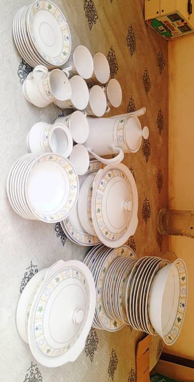  Complete Dinner Set – Elegant & Family Size cheeni material