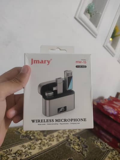 Crystal Clear Mic sound for content Creation Jmary MW-15