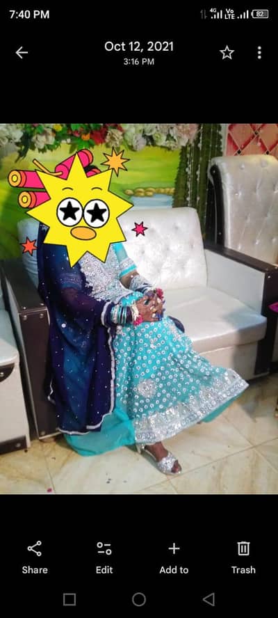 Bridal maxi with sandaal