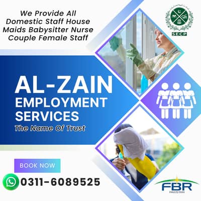 House Maids , Babysitter , Patient Care , Nurse , Driver, Maids, Cook