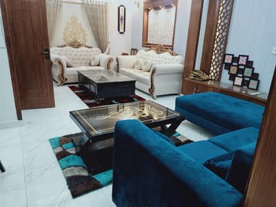 5 Marla Full Furnished House For Rant jinhha Black BahriaTowan Lahore