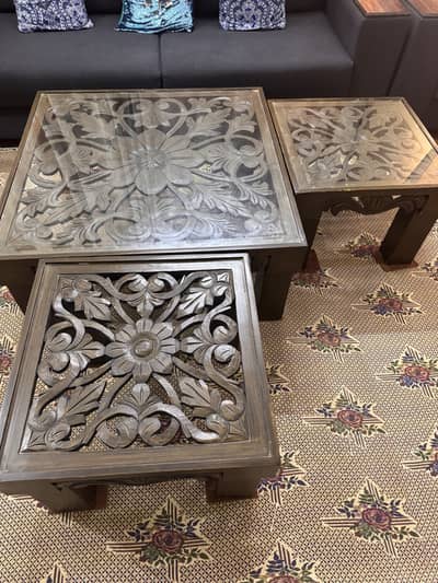 Centre Table set 2 small 1 big