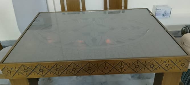 Dining table and chairs