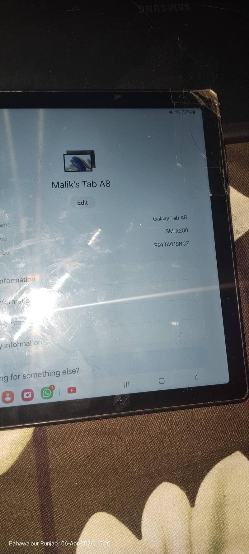 Galaxy tab8 2
