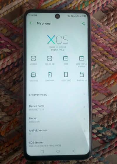 Infinix Note 10 | 6GB 128GB | 10/10 Condition (Except Fingerprint).