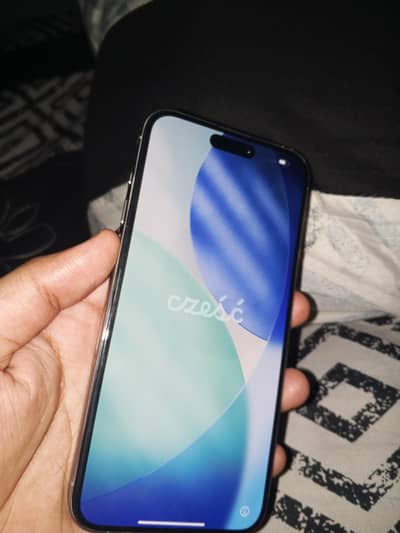 Iphone 15 pro max natural titanium NON PTA with box