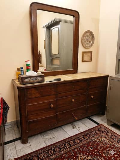 Pure Wooden Dressing Table 10 By 10 Condition
