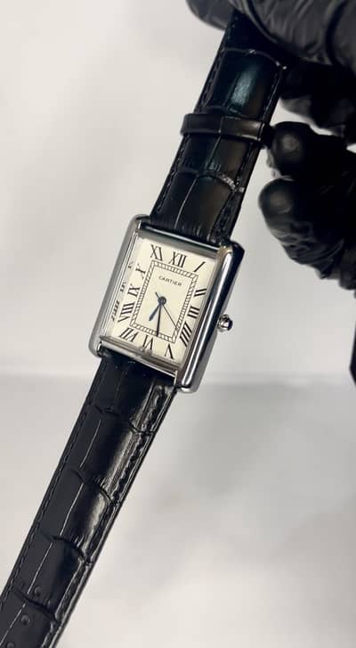 Cartier Style Men’s Watch | Luxury Design | Brand New | Rs 2800