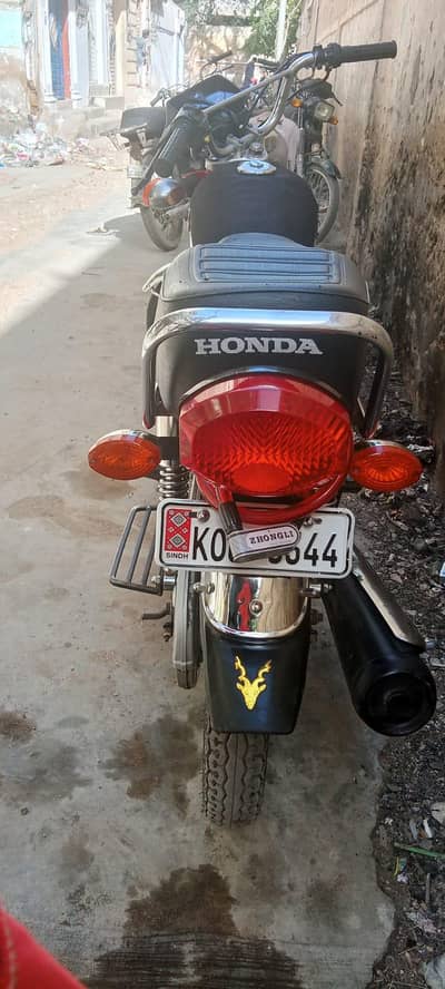 honda 125 model 21 Karachi number