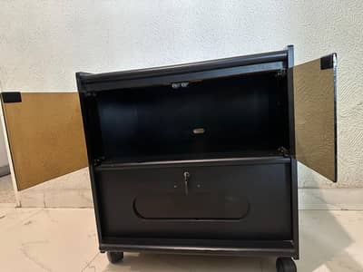 Premium Black Metal Cabinet - Stylish, Durable and Multi Functional