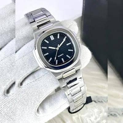 Luxury Men's Watch Quartz Movement Stainless Steel Chain Watches