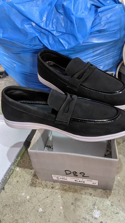 Classy black loafers