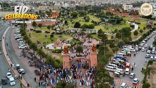 Citi Housing Jhelum E Block Very Good Location Plot Available Near To School Main Boulevard Road And Theme Park