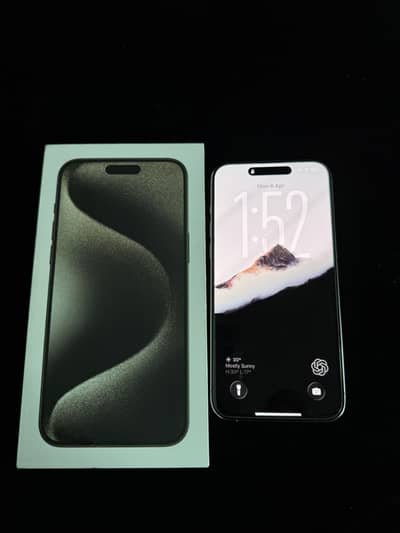 iPhone 15 Pro Max 256GB Natural Titanium Non PTA 10/10