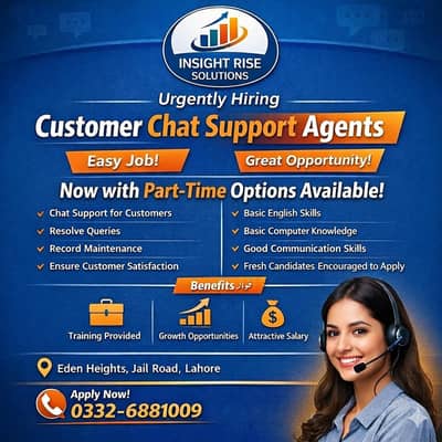 Customer Support Agent – Insight Rise Solutions