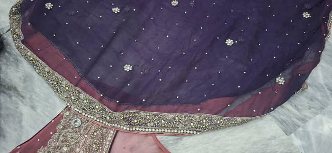 Beautiful Chiffon Maxi – Pink/Purple | Medium | Good Condition