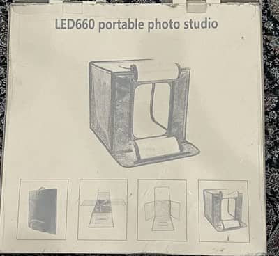 LED660 portable photo studio