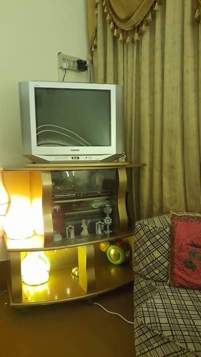 Sony tv with tv trolley