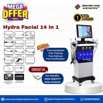 Hydra Facial 14-in-1 Machine | Professional Skin Care Equipment |