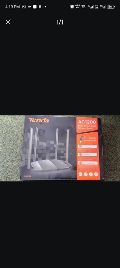 Tenda Router Ac08 dual band (BOX PACK) available for sale