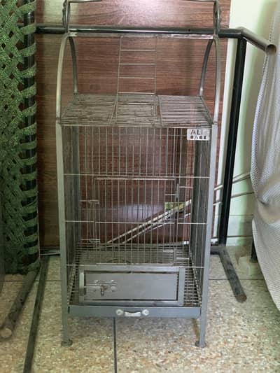Talking parrot cage