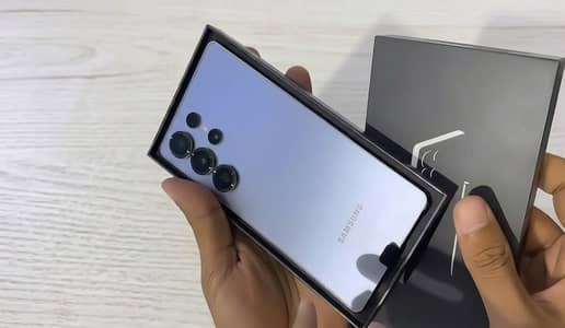 Samsung S25 Ultra 256GB Silver Blue Full Box Dual SIM 03333143341