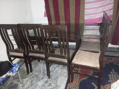 6 Chairs Dinning Table For Sale