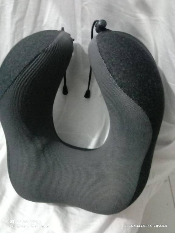 U-Shape Neck Care Travel Pillow with Velvet Soft Memory Foam