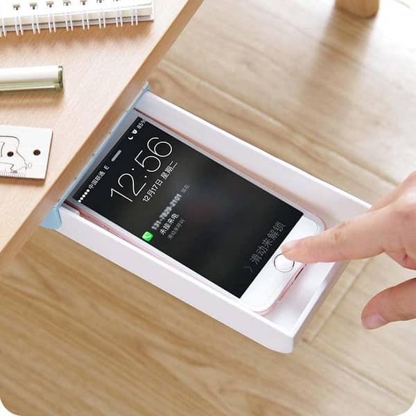 Mini Desk Drawer Organizer for Under-Table Use