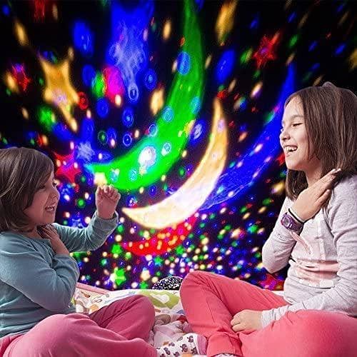 Star Projector 4 LED Bead 360° Cosmos Night Light with USB Cable