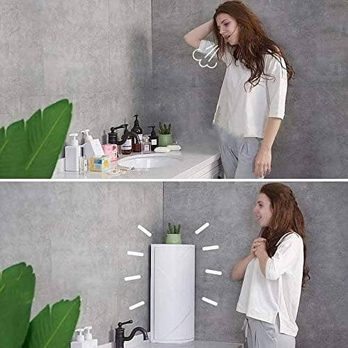 Bathroom Organizer 3-Tier Rotating Corner Rack