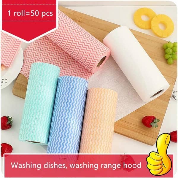 Disposable Cleaning Towel Multipurpose Paper Towels,Non Woven, Disposable Cleaning, Non Stick, House Cleaning Cloth, Cleaning Cloth