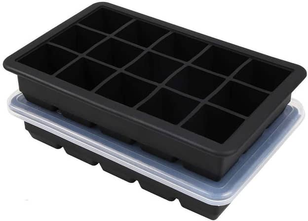 Silicone Ice Cube Trays Molds, 15 Cavities Ice Tray for Cocktail