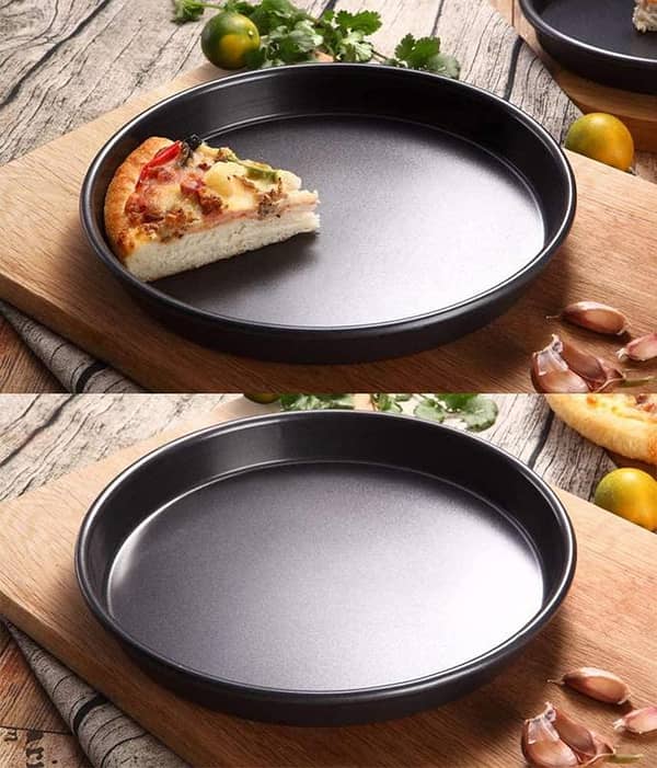 8 Inch Professional Non-Stick Deep Dish Pizza Pan Tray Round Baking Plate Bakeware