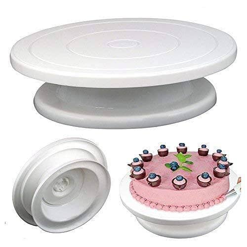 Cake Turn Tables,Cake Turn Tables Set,Cake Turntable Rotating Cake Stand,Cake Turntable Large(1pcs)
