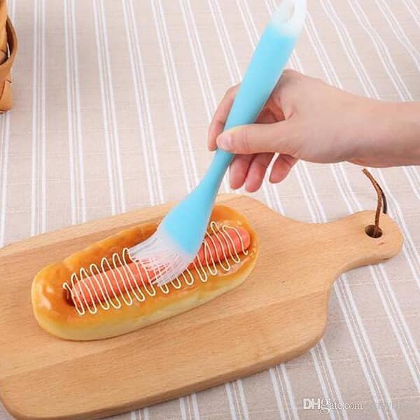Silicone Pastry Brush Baking BBQ Brush Baking Oil Brush Clear Handle Kitchen Tools Reposteria Hot Dropshipping easy to use with silicone baking