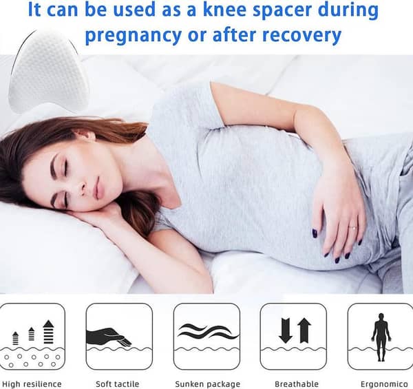 Knee & Leg Pillow,Knee Pillow for Side Sleepers Leg Pillows for Sleeping,Sciatica Relief,Leg Pain,Knee Pain,Hip Pain,Joint Pain. ``. . .
