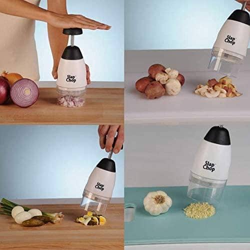 Original Slap Chop Slicer with Stainless Steel Blades Vegetable Chopper Gadget Mini Chopper for Salads Kitchen Accessory