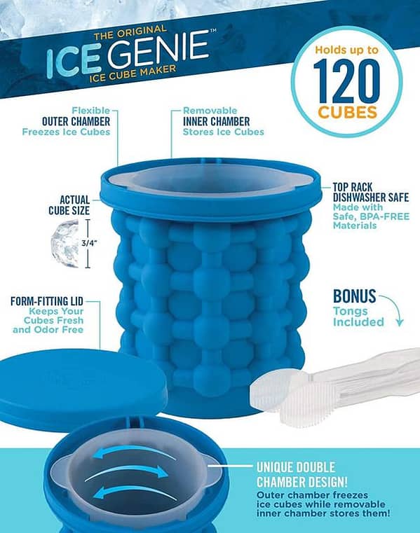 Ice Cube Maker Portable Silicone Ice Bucket Ice Cup Ice Mold