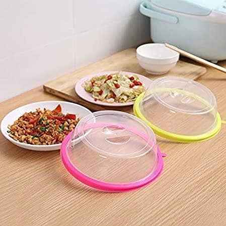 Fresh Food Cover, Universal, 7.5 '', Vacuum Tight, Food Container, Lid Plate, Dome Top Cover, Stackable, Microwave Safe, Dishwasher Safe and BPA Free,