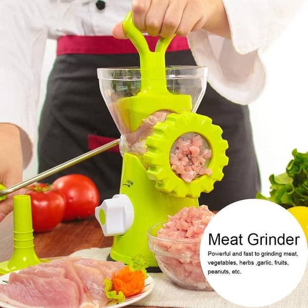 Meat Mincer Household Manual Meat Grinder Sausage Mincer Stainless Steel Kitchen Utensils
