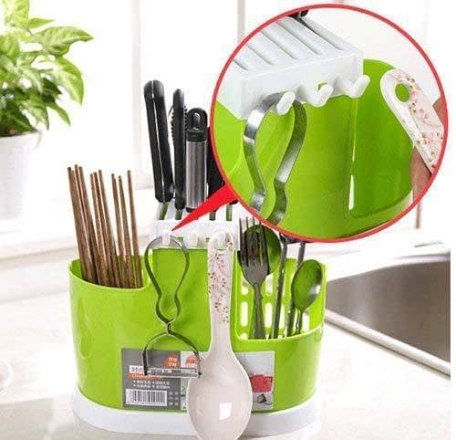 Kitchen Cutlery Storage Holder Stand for Kitchen Counter Top/Dining Table Storage Home Use Kitchen Tool Knife Spoon Chopsticks Fork Multi-Function Storage Box Rack