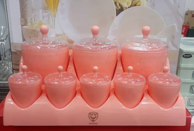 8 pieces High Quality Spice Stand Masala Jar Masala Box