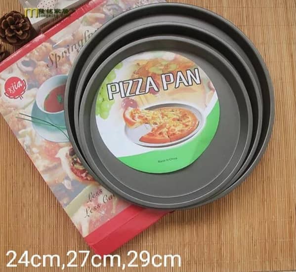 3 Pieces Cake Pan Set Pizza Pan 24/27/29 cm Non-Stick Round Cake Pan Piza  Pan