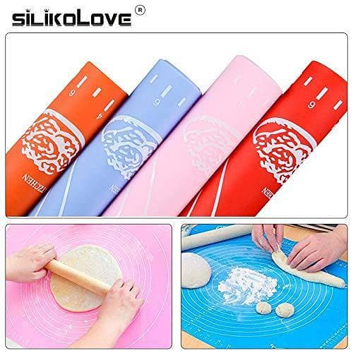 Silikolove Non-Stick Silicone Mat Rolling Dough Liner Pad Pastry Cake Bakeware Paste Flour Table Sheet