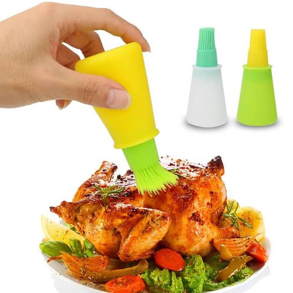 silicone basting Oil Brush pastry brush Barbecue Baking Cooking BBQ Tools Easy to clean