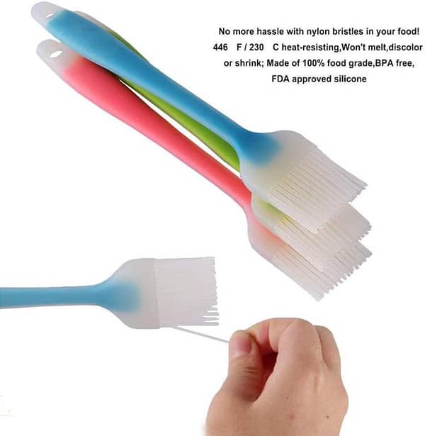 Silicone Pastry Brush Baking BBQ Brush Baking Oil Brush Clear Handle Kitchen Tools Reposteria Hot Dropshipping easy to use with silicone baking